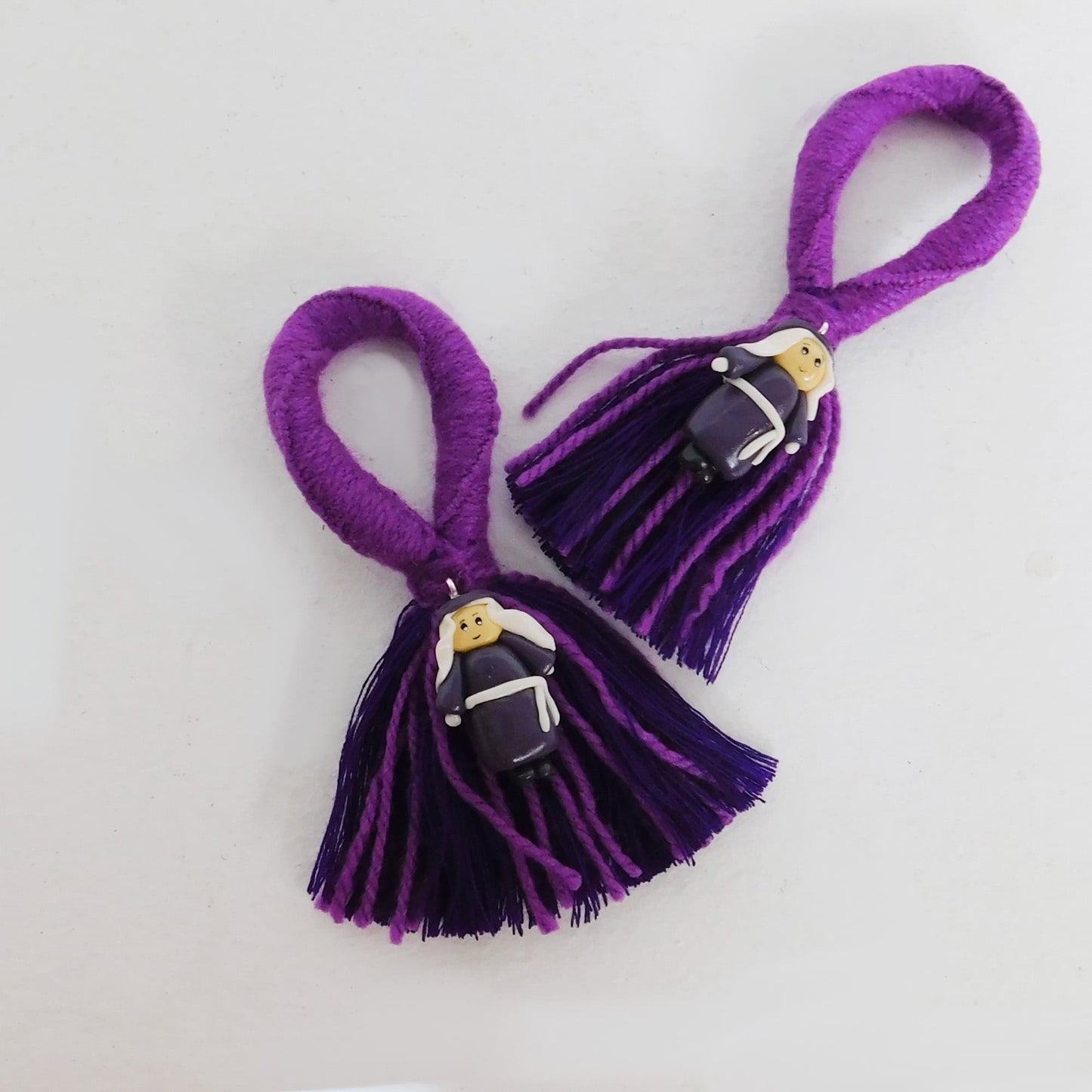 Servilleteros de macramé con cucurucho