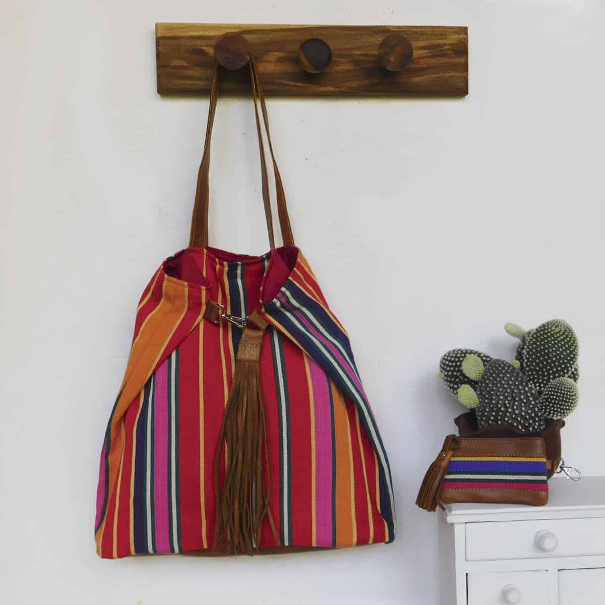 Bolsa abrazo - colección rojo desierto