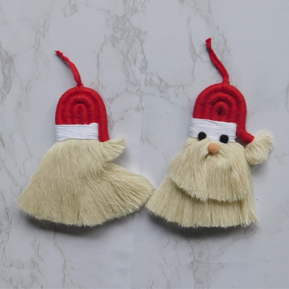 Adorno navideño Santa Claus rojo