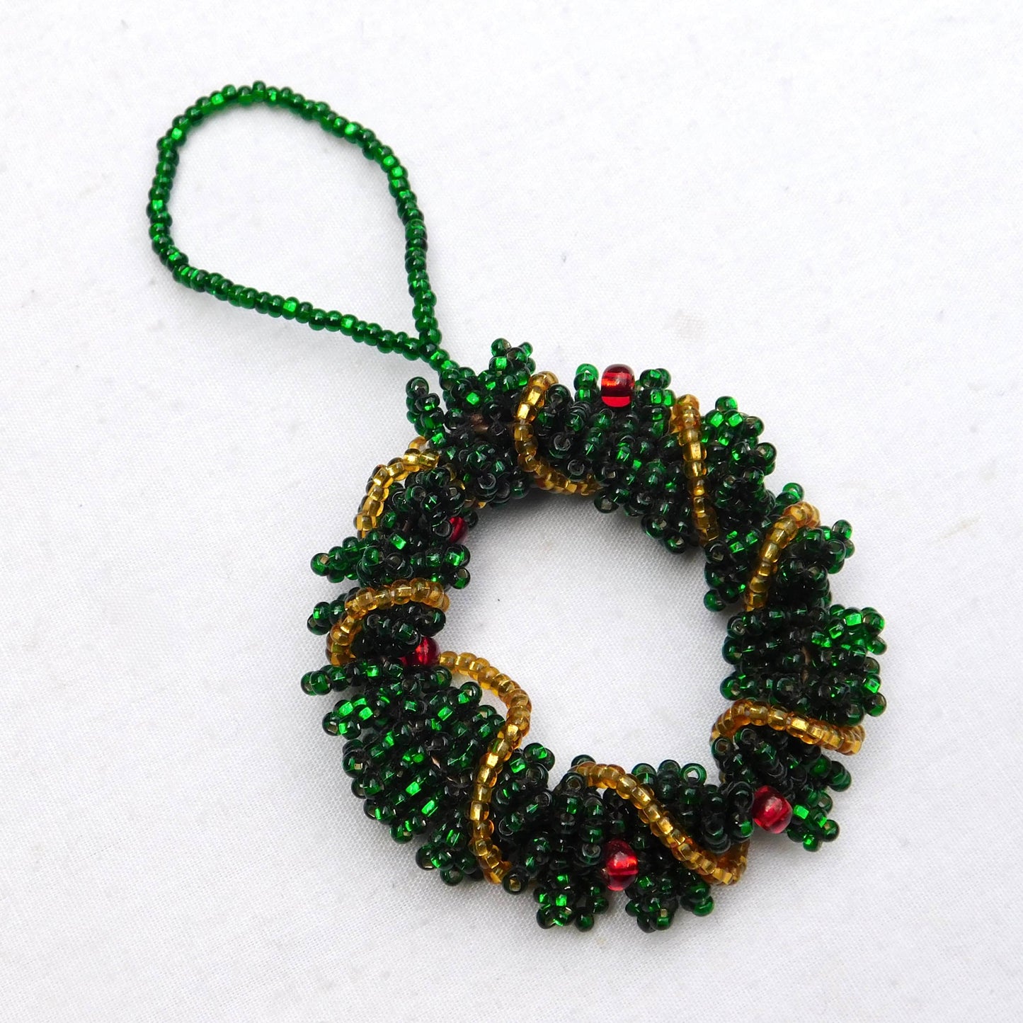 Adorno Navideño de Mostacilla Diseños Variados