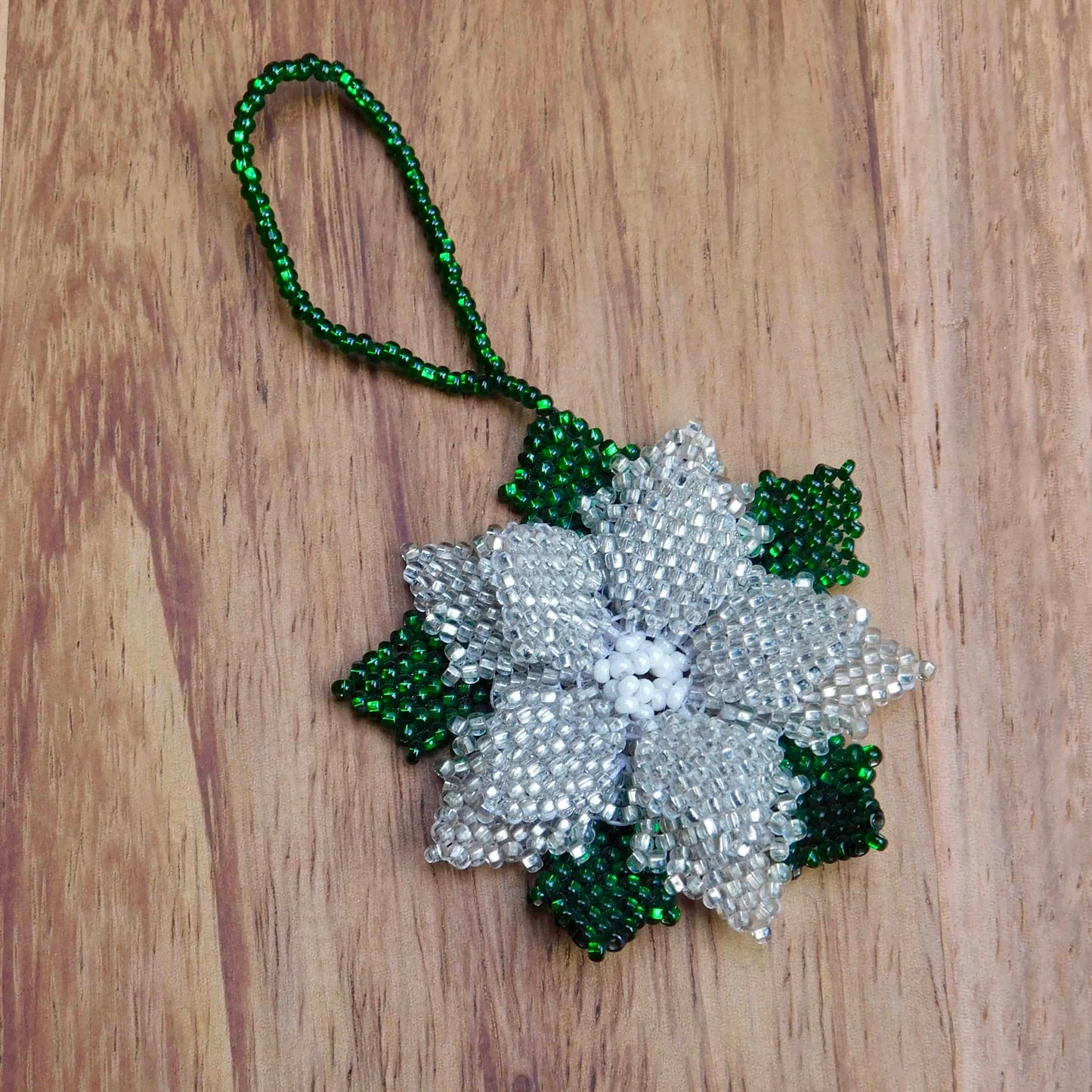 Adorno Navideño de Mostacilla Diseños Variados