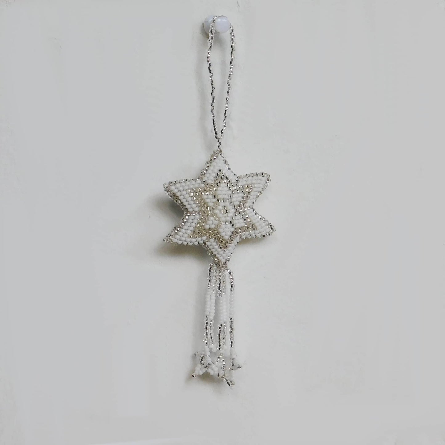 Adorno Navideño de Mostacilla Diseños Variados