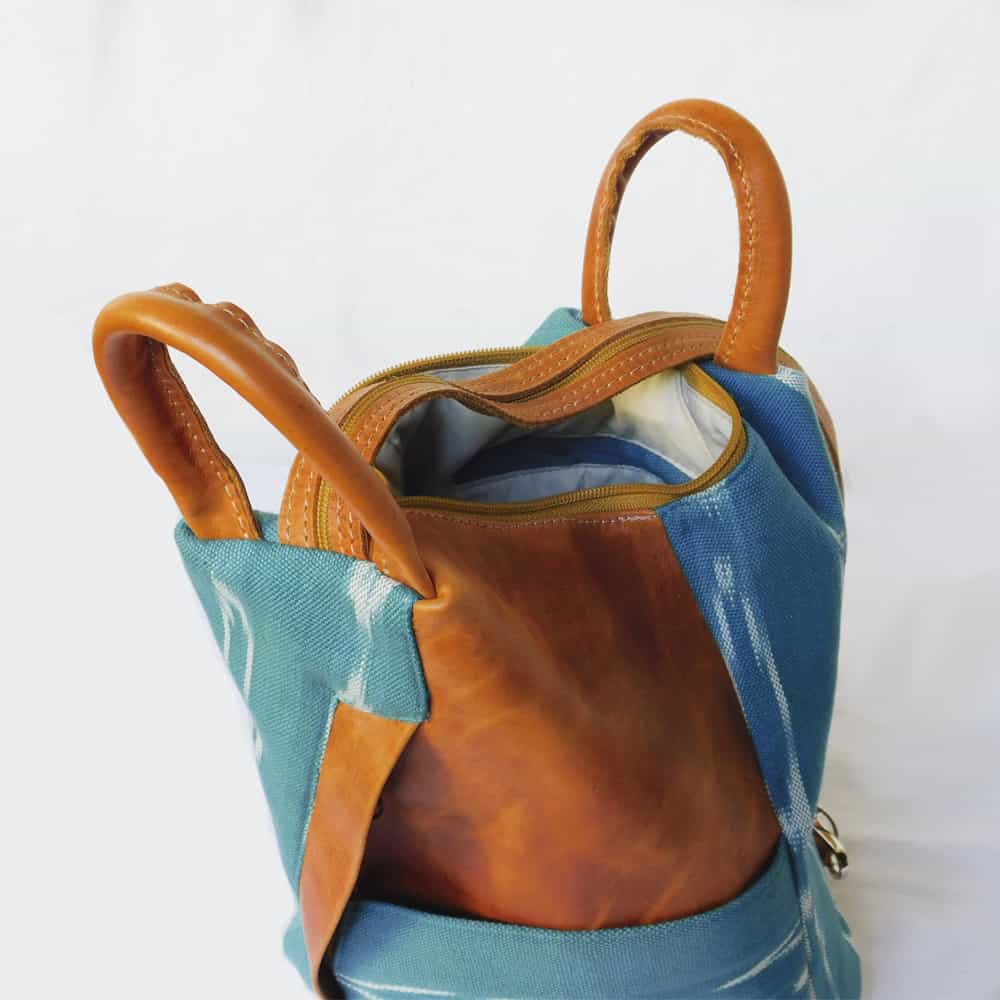 Bolsa 3-en-1 de color turquesa - Colección Kyra