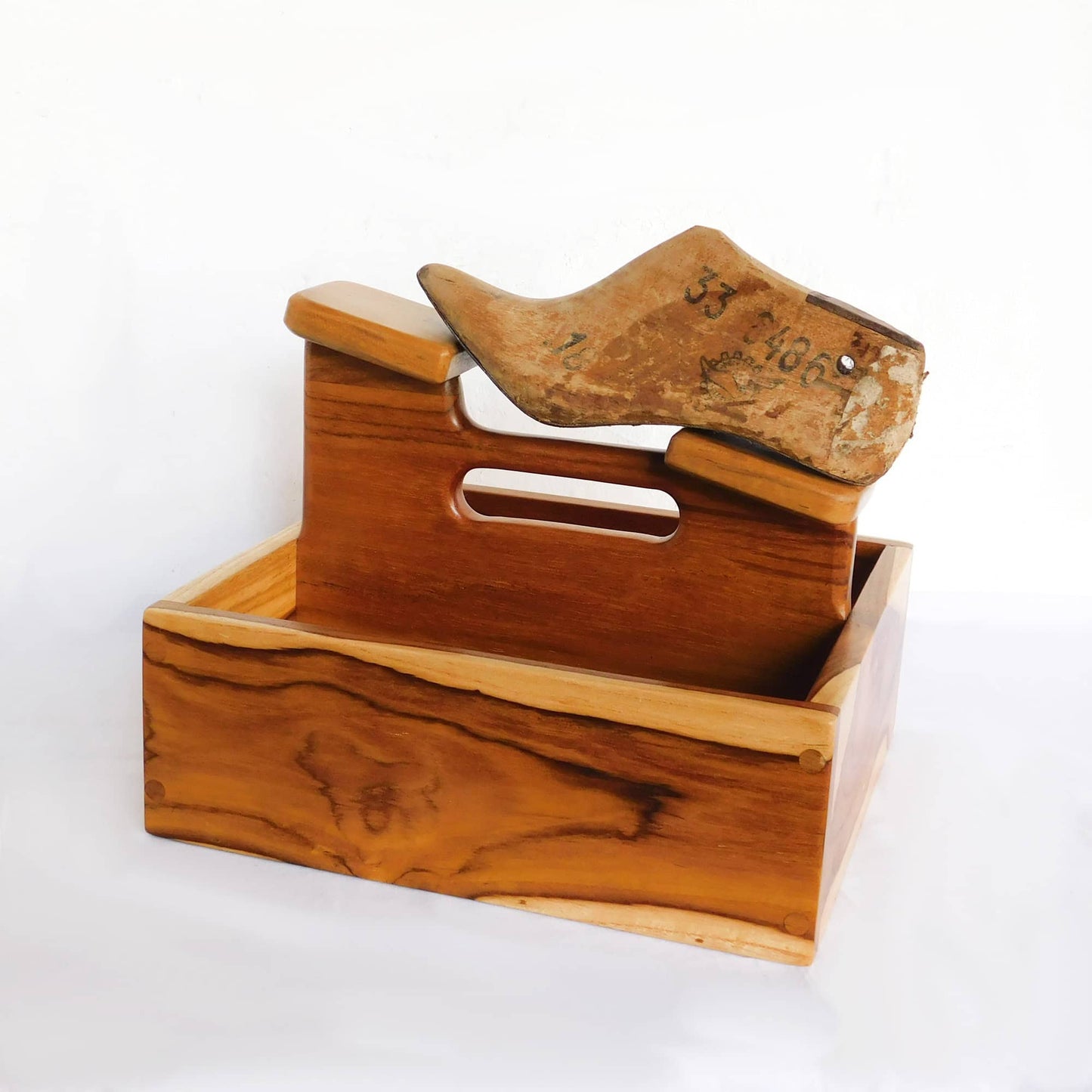 Caja para lustrar zapatos