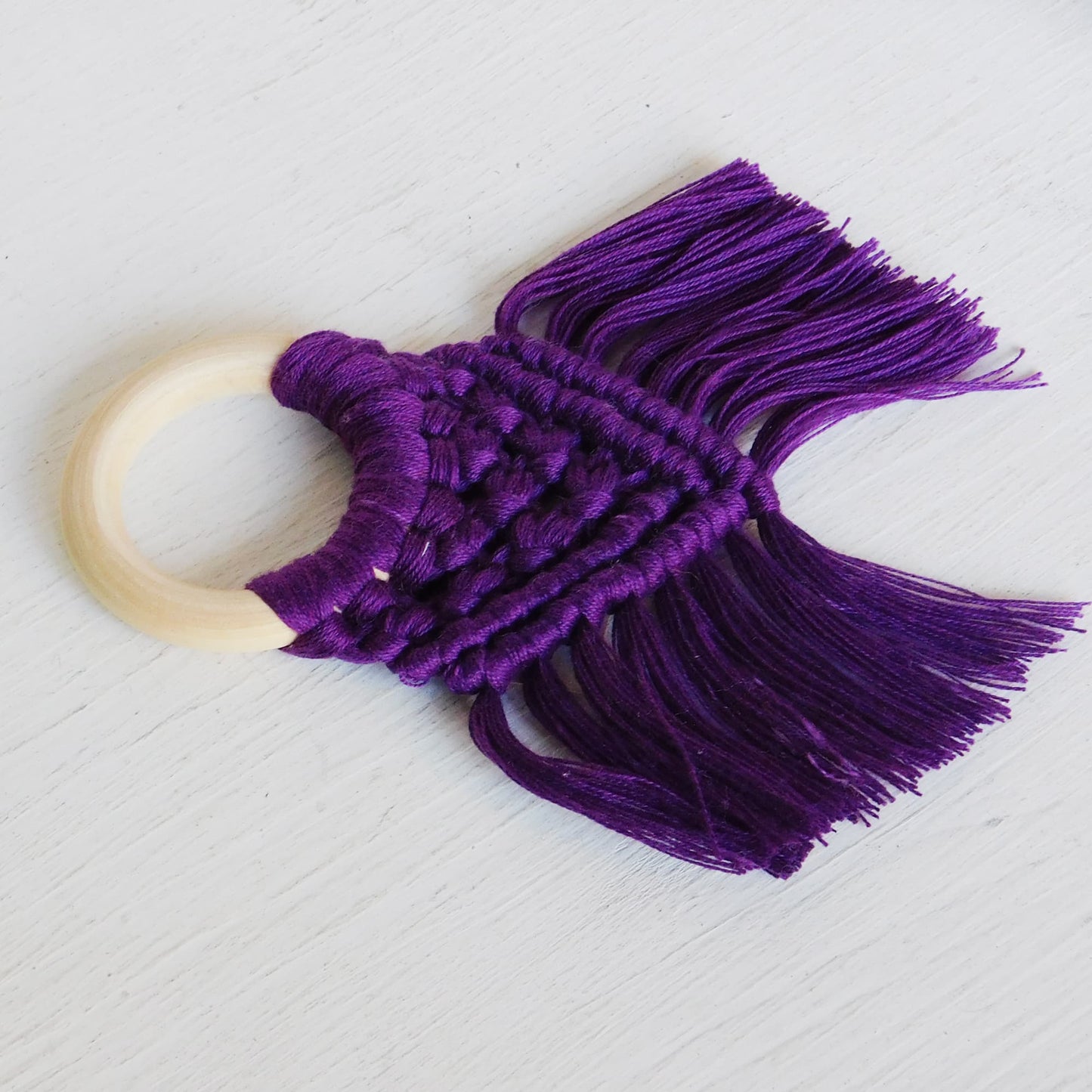Servilletero macramé - Colores variados