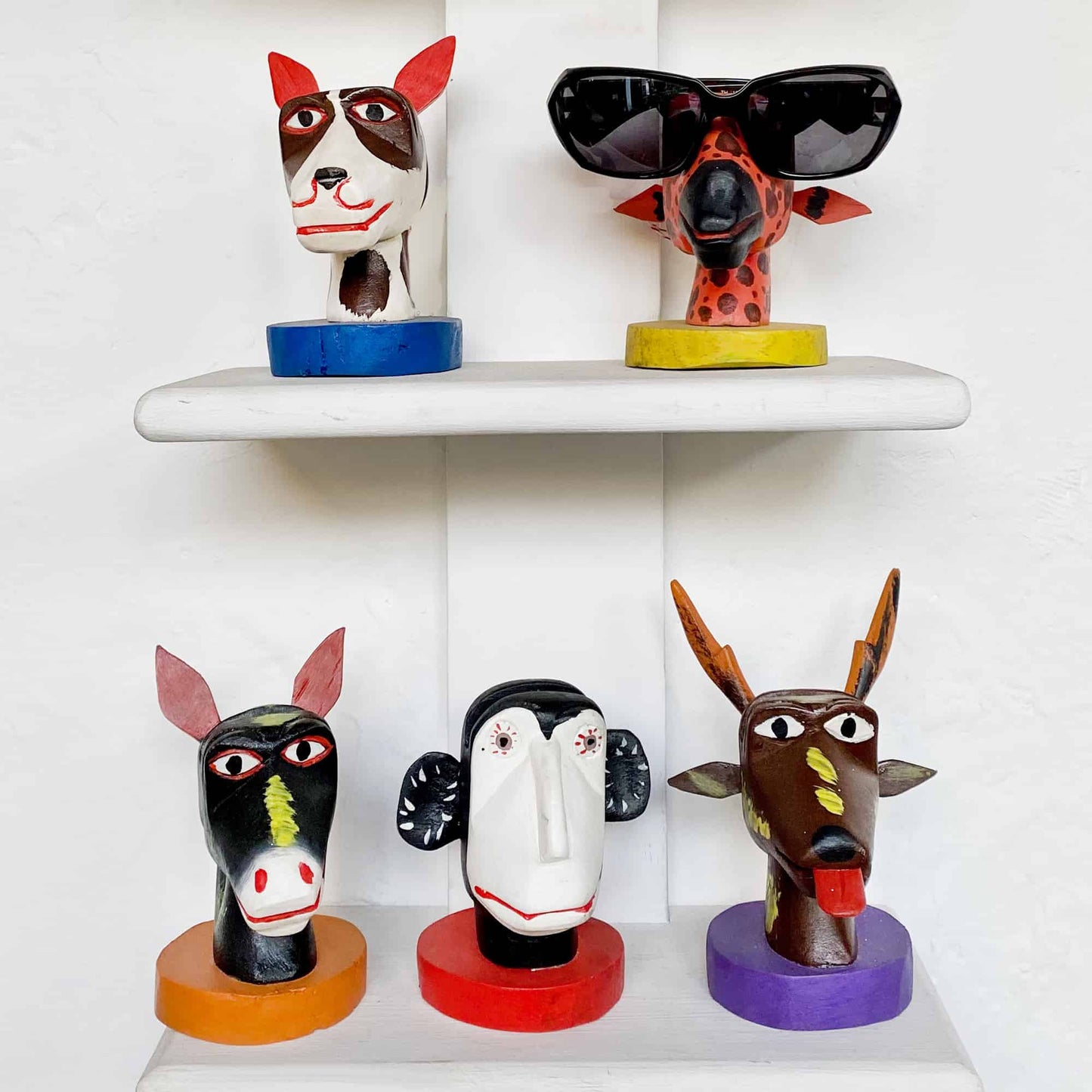 Base para colocar lentes - Figuras de animales variadas