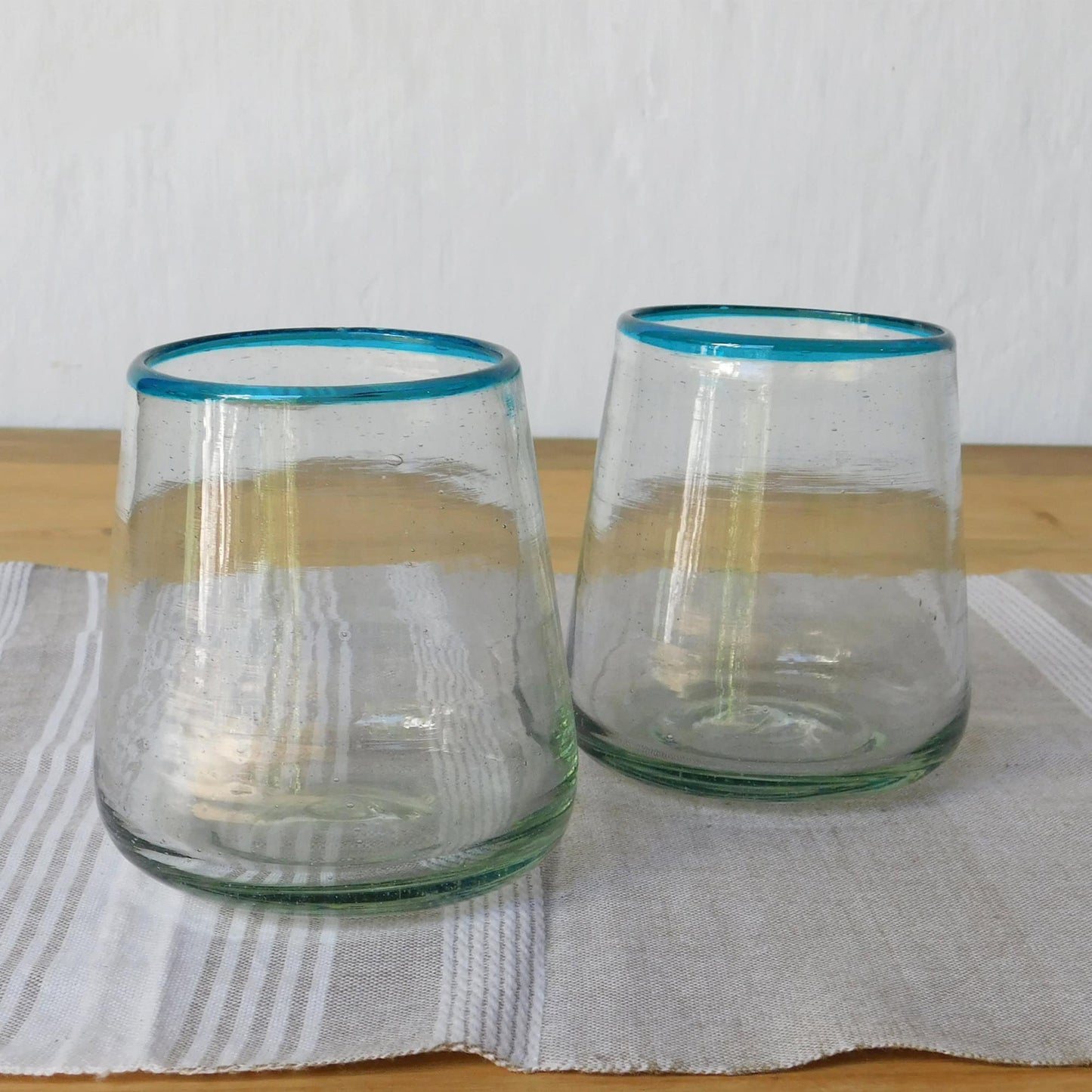 Vaso estilo barril - borde color variedad