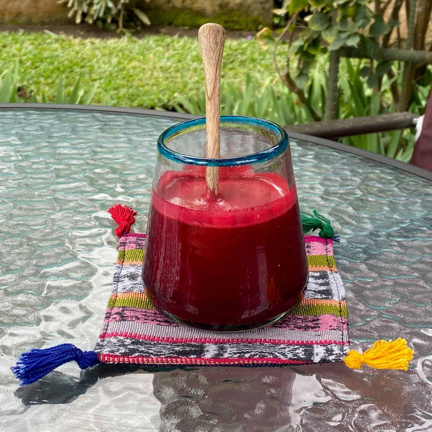 Vaso estilo barril - borde color variedad