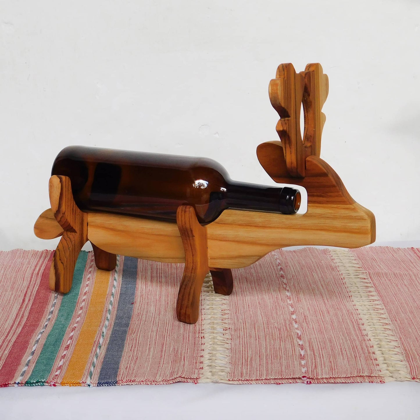 Soporte Para Botella De Vino Diseño Reno Desarmable