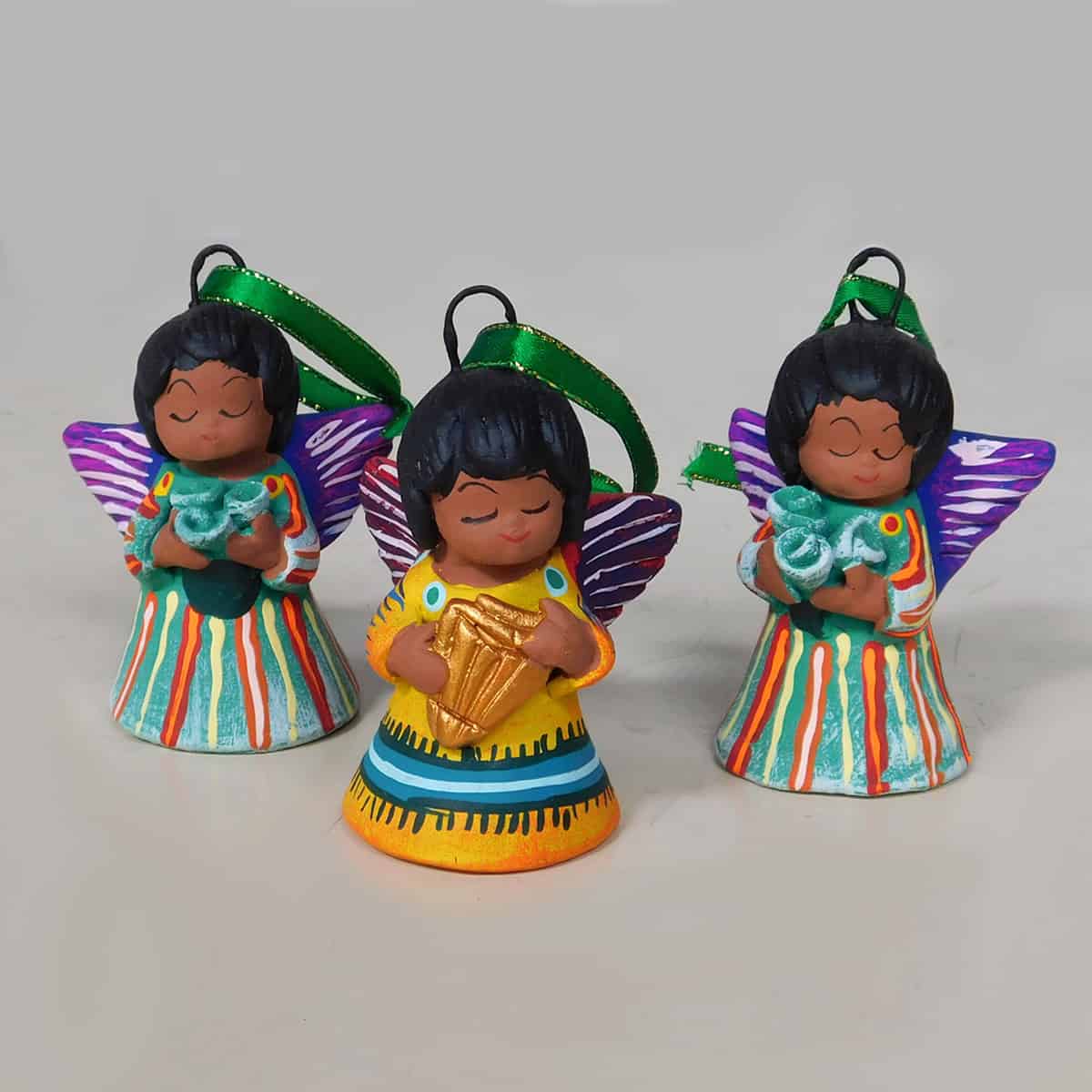 Adornos navideños de barro variedad