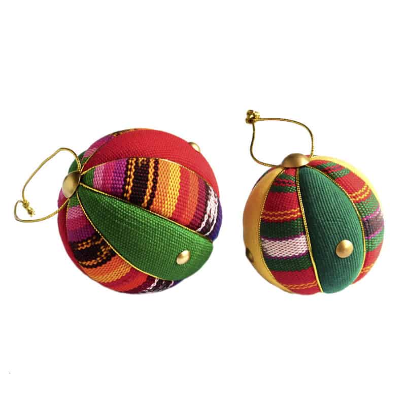 Esferas típicas navideñas variedad