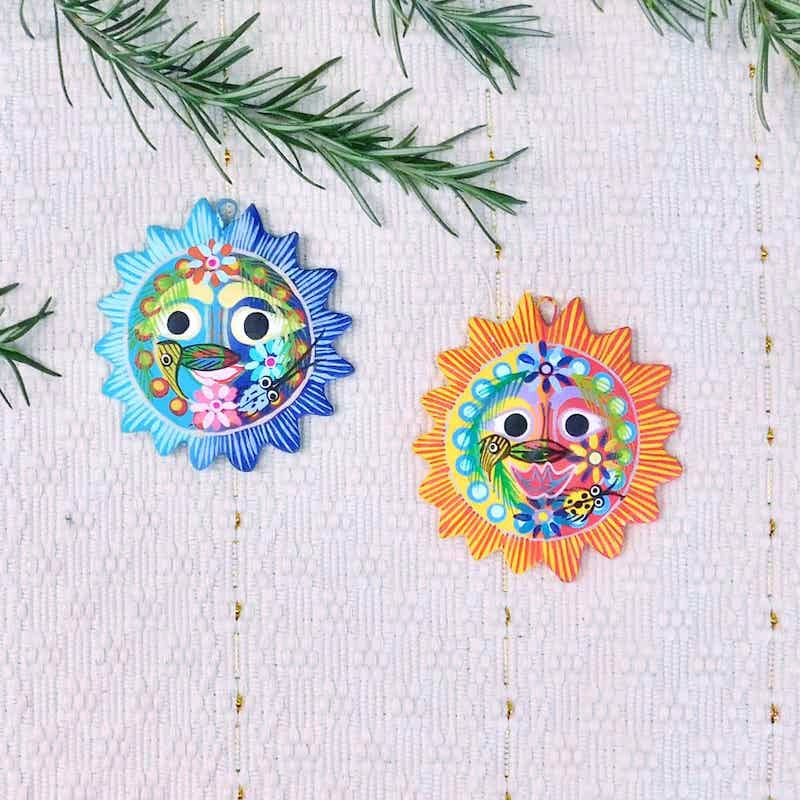 Adornos navideños de barro variedad