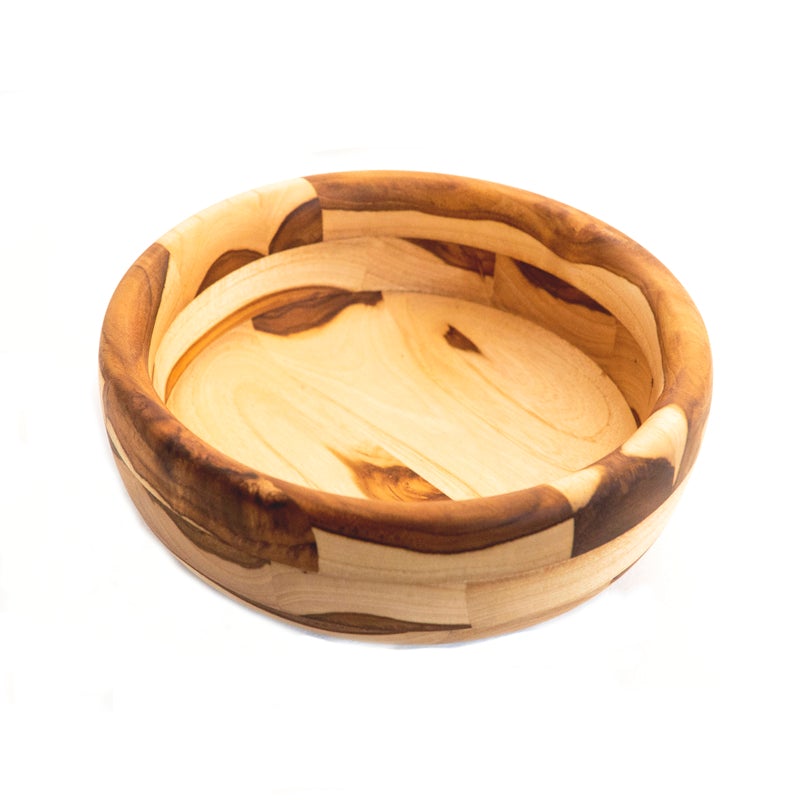 tazon de madera hecho a mano en guatemala