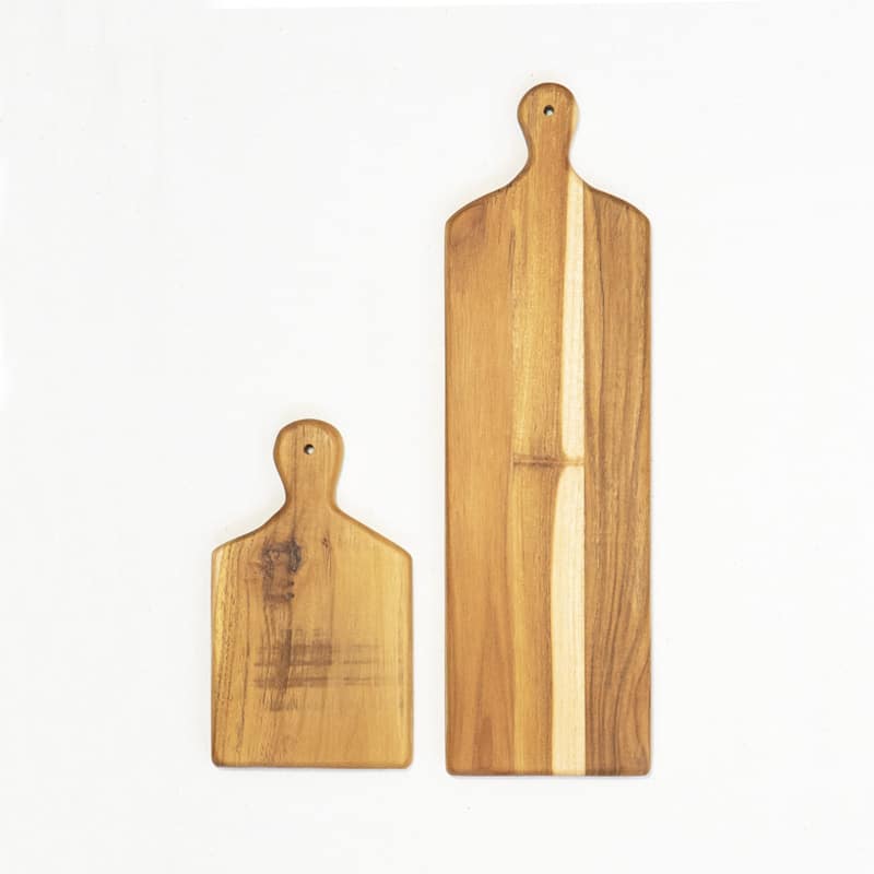 tablas para cortar pan, larga y corta