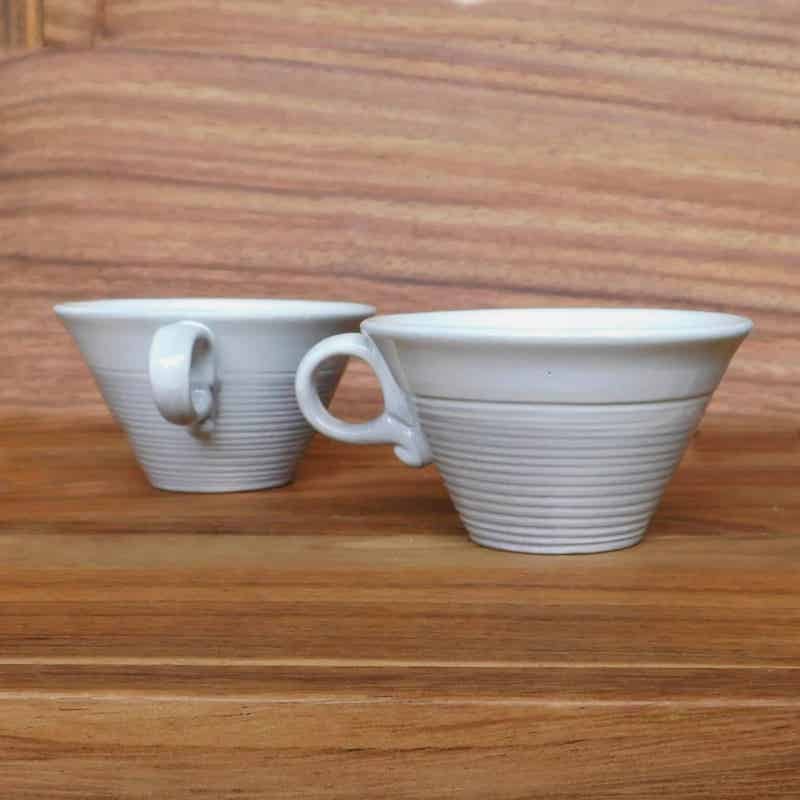 taza artesanal de cerámica hecha a mano en Guatemala