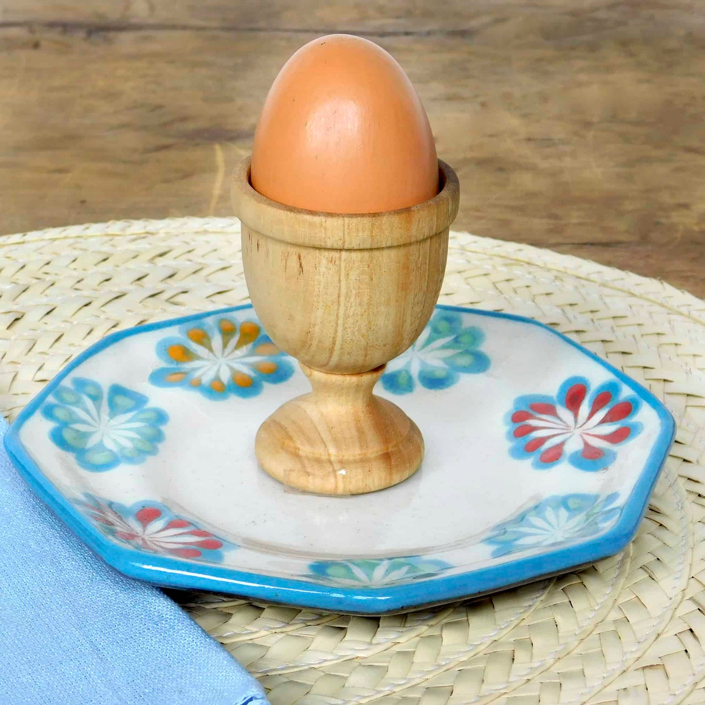 Copa para huevo tibio
