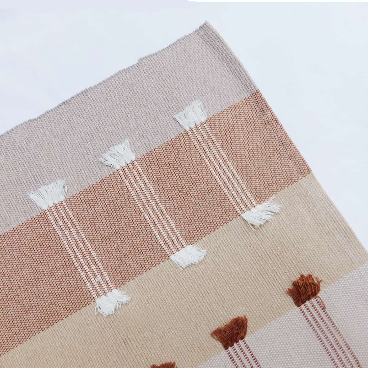 Individual tonos tierra y rosa