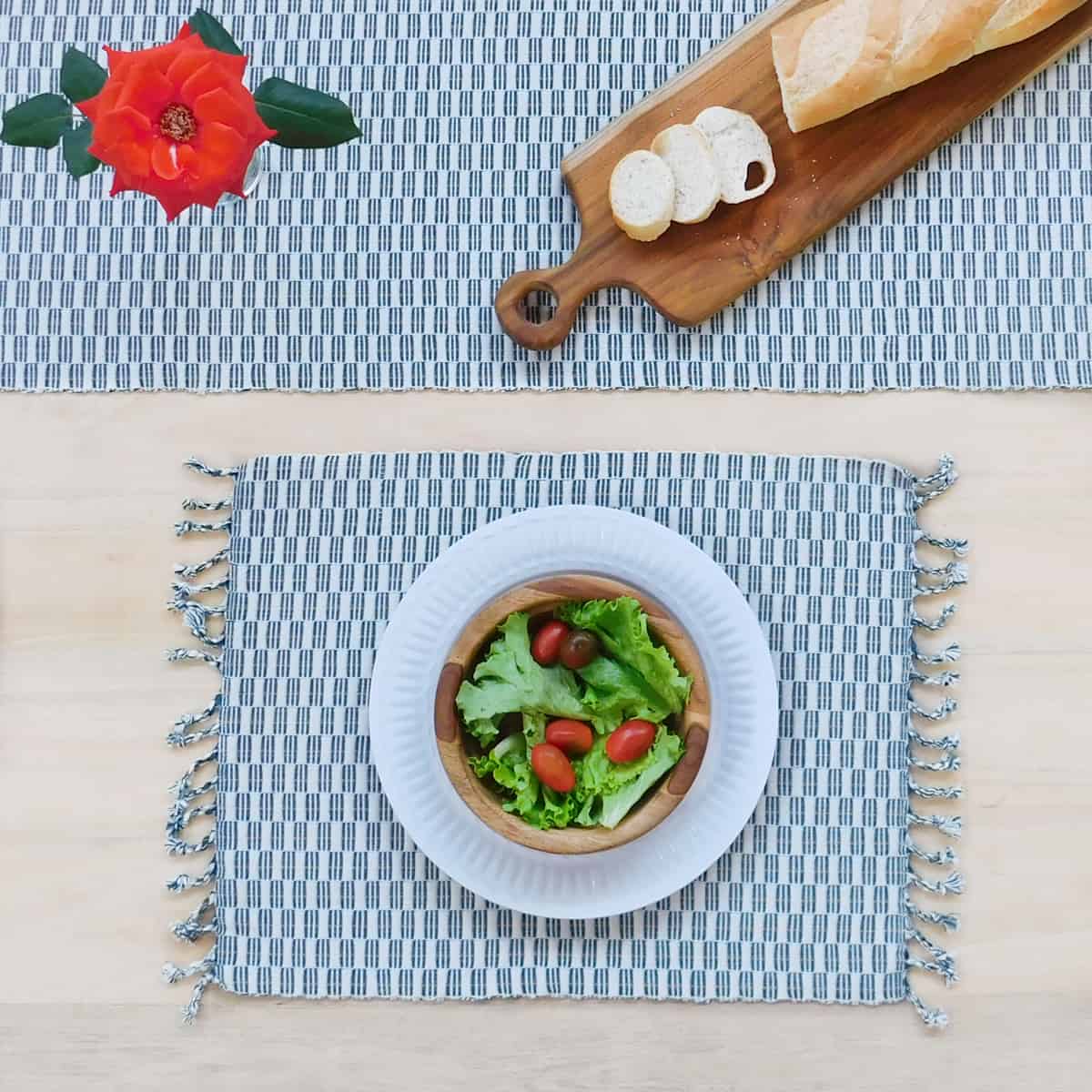 Individual panalito - sipson / crudo reversible