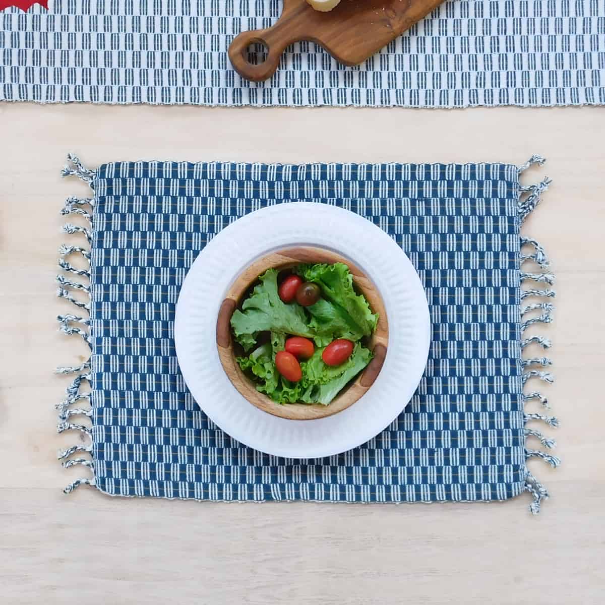 Individual panalito - sipson / crudo reversible