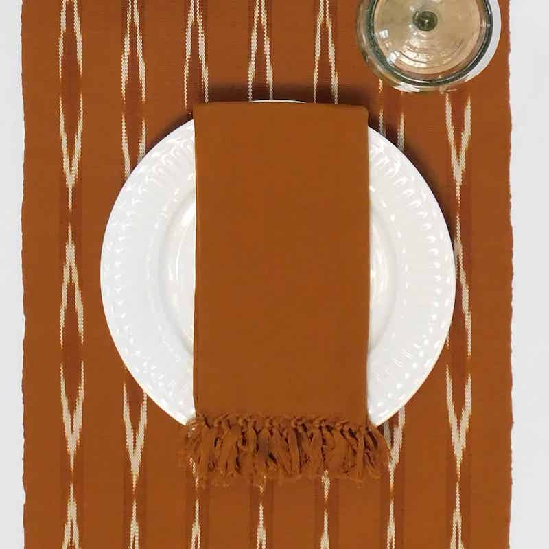 Servilletas hechas a mano por artesanos guatemaltecos