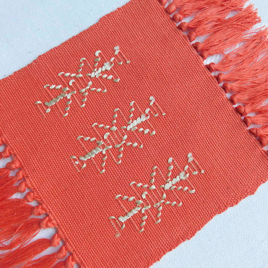 Posavaso salmón - Colección Libélula