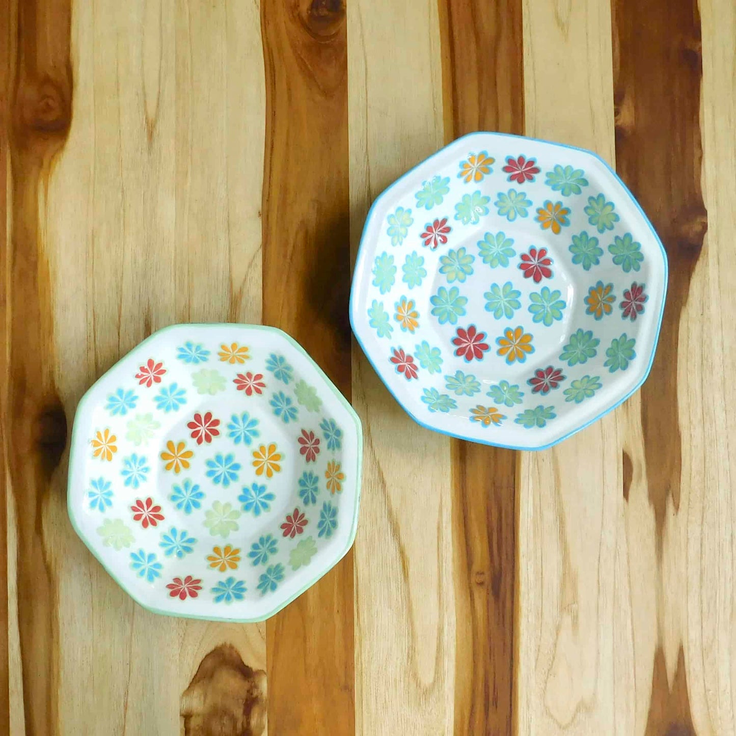 Tazón grande de cerámica - Colección flores