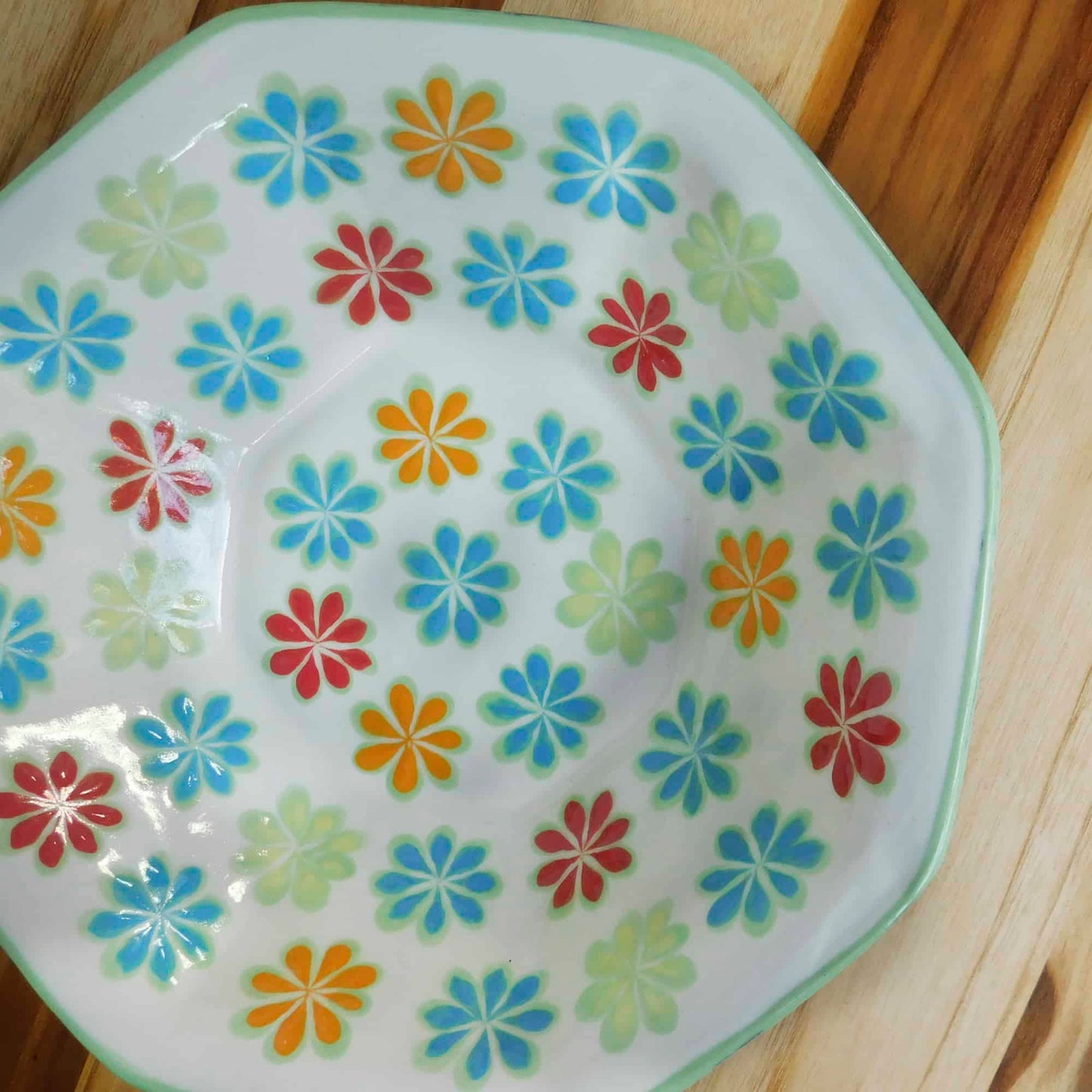 Tazón grande de cerámica - Colección flores