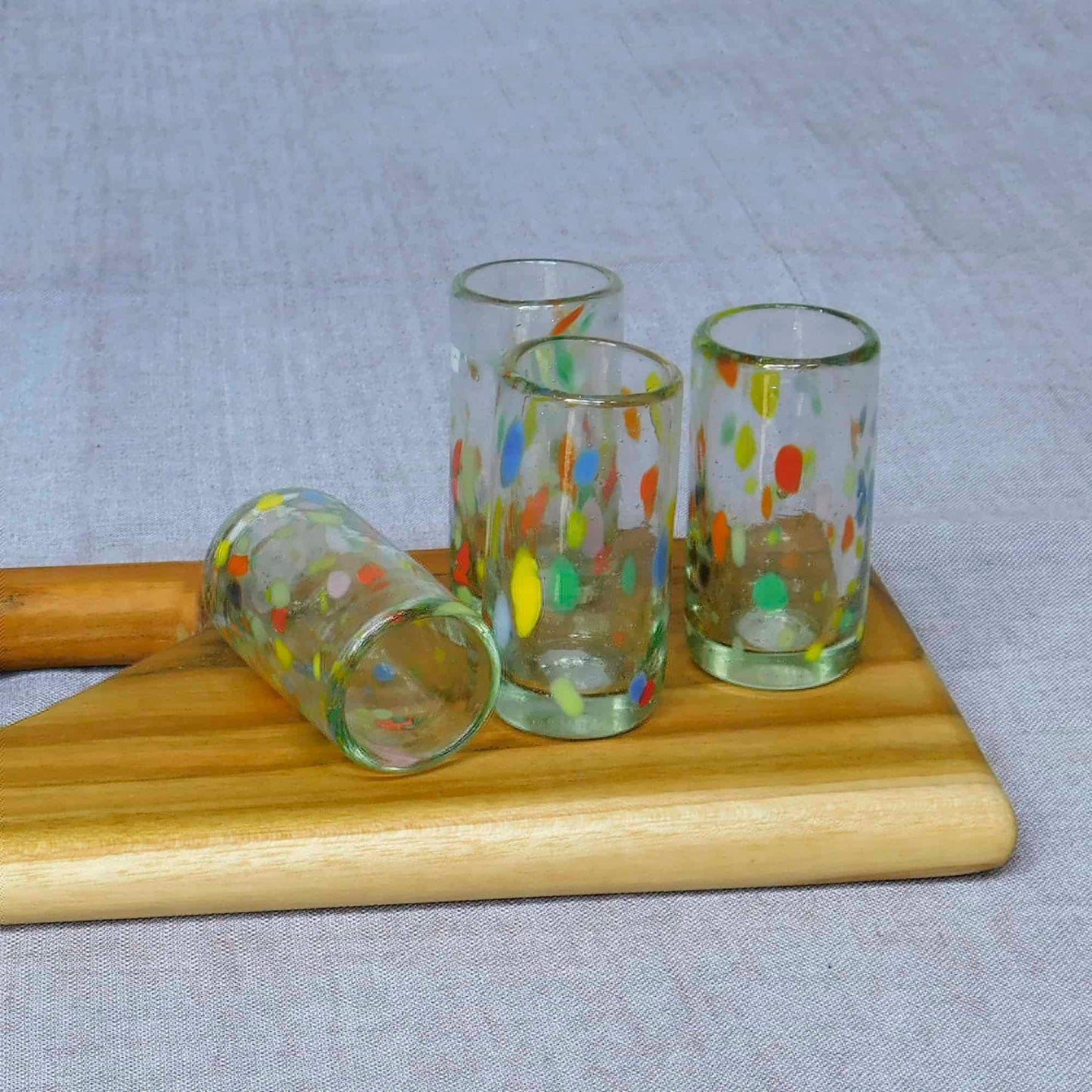 Tequileros de vidrio soplado - variedad