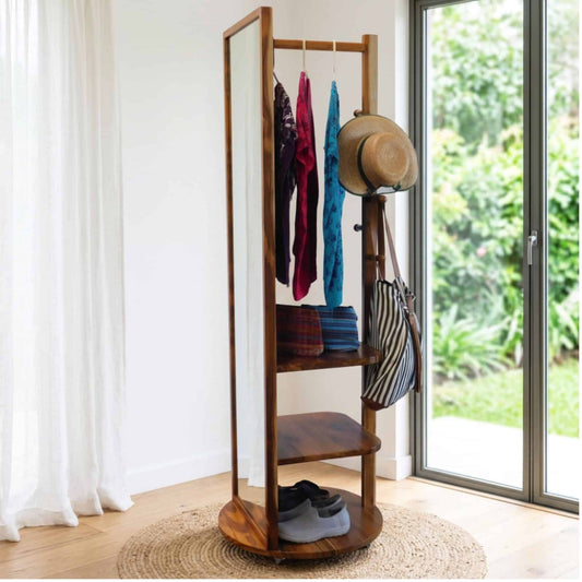 Perchero Giratorio con Espejo