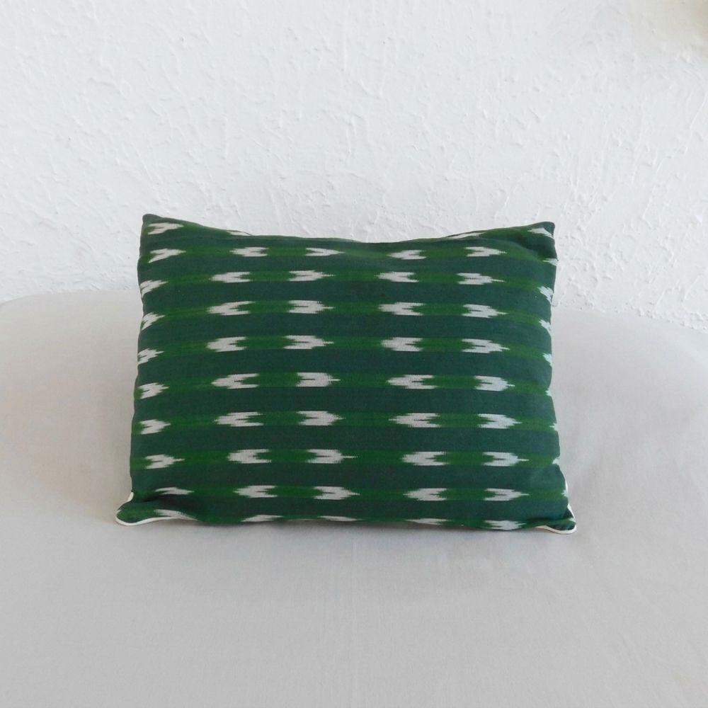 Funda para almohada de cama - diseño jaspe verde
