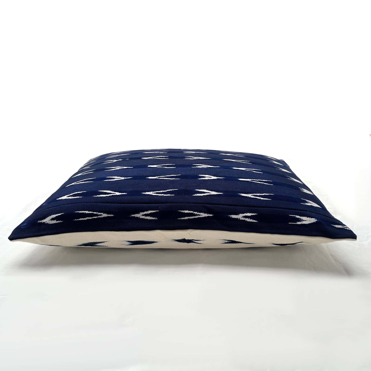 Funda para almohada de cama - diseño jaspe índigo
