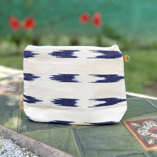 Cosmetiquera - Colección Serpentina Crudo Índigo