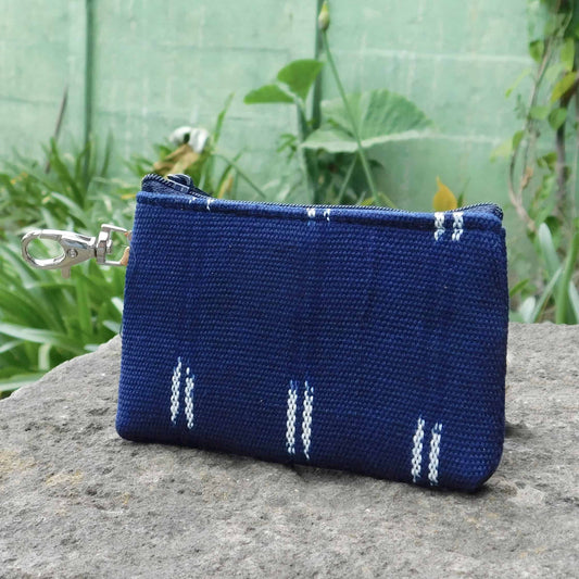 Monedero - Colección Serpentina índigo