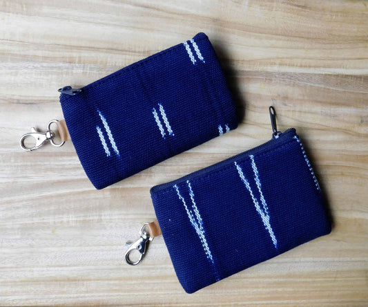 Monedero - Colección Serpentina índigo