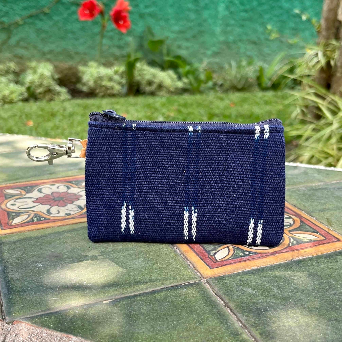 Monedero - Colección Serpentina índigo