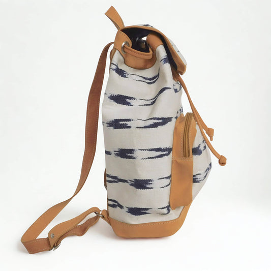 Mochila - Colección Serpentina Crudo Índigo