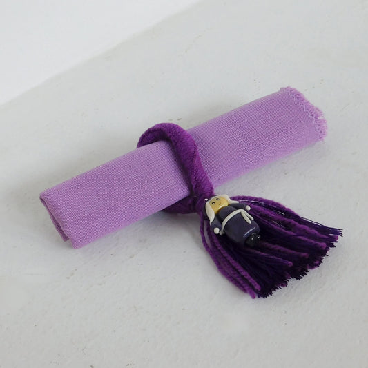 Servilleteros de macramé con cucurucho