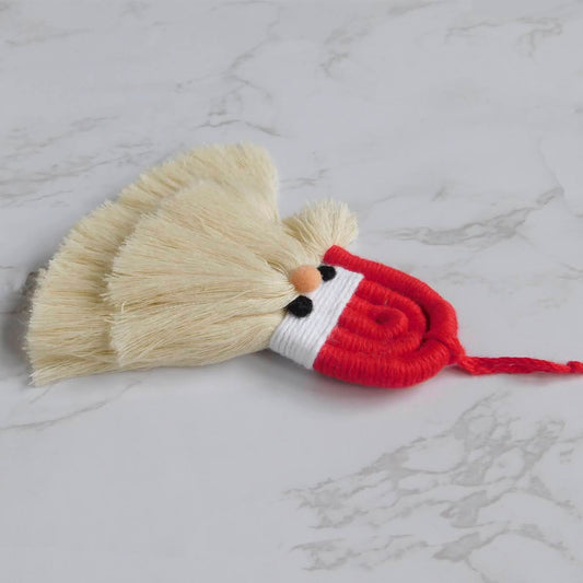 Adorno navideño Santa Claus rojo