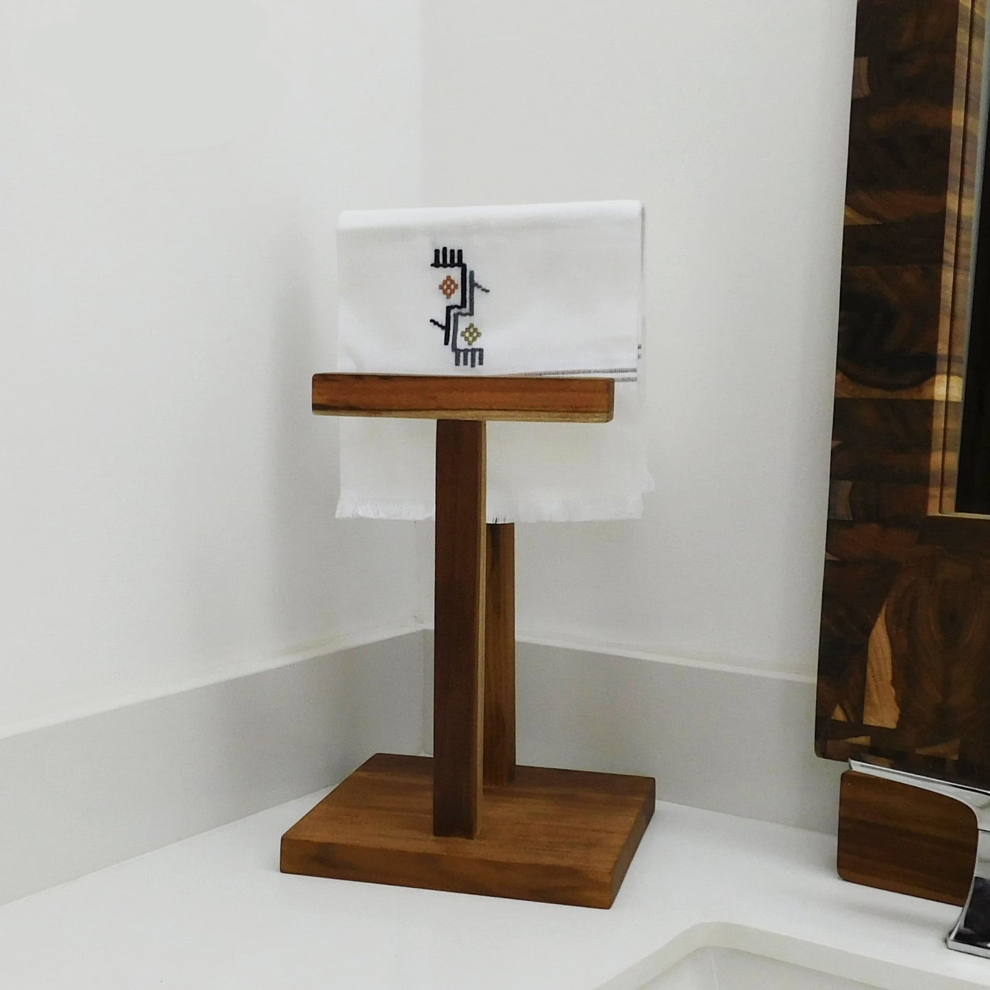 Soporte doble para toalla