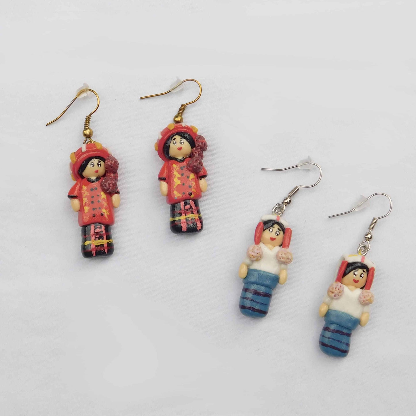 Arete muñeca maya variedad
