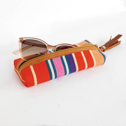 Estuche para lápices o lentes - Colección rojo desierto