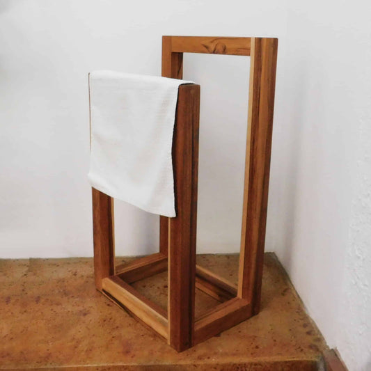 Toallero de pie 2 niveles