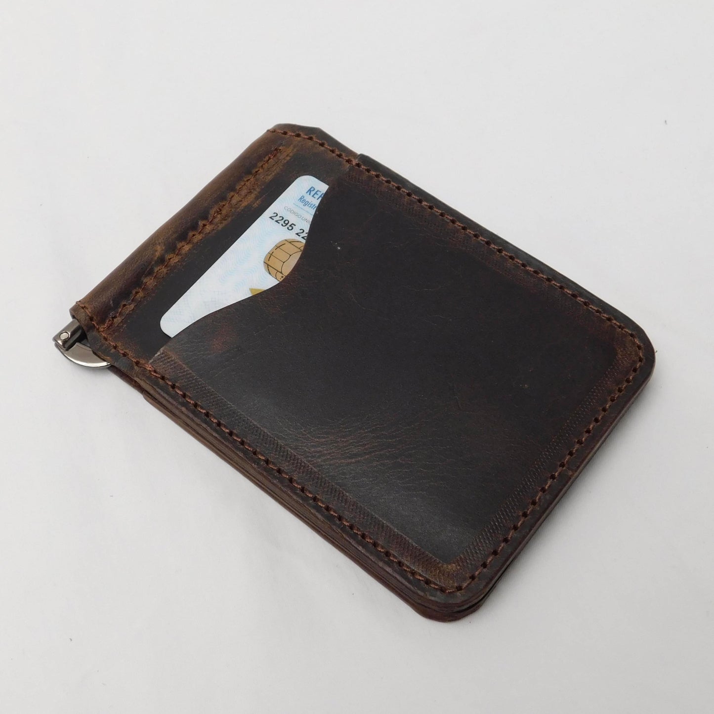 Tarjetero / Billetera de cuero variedad