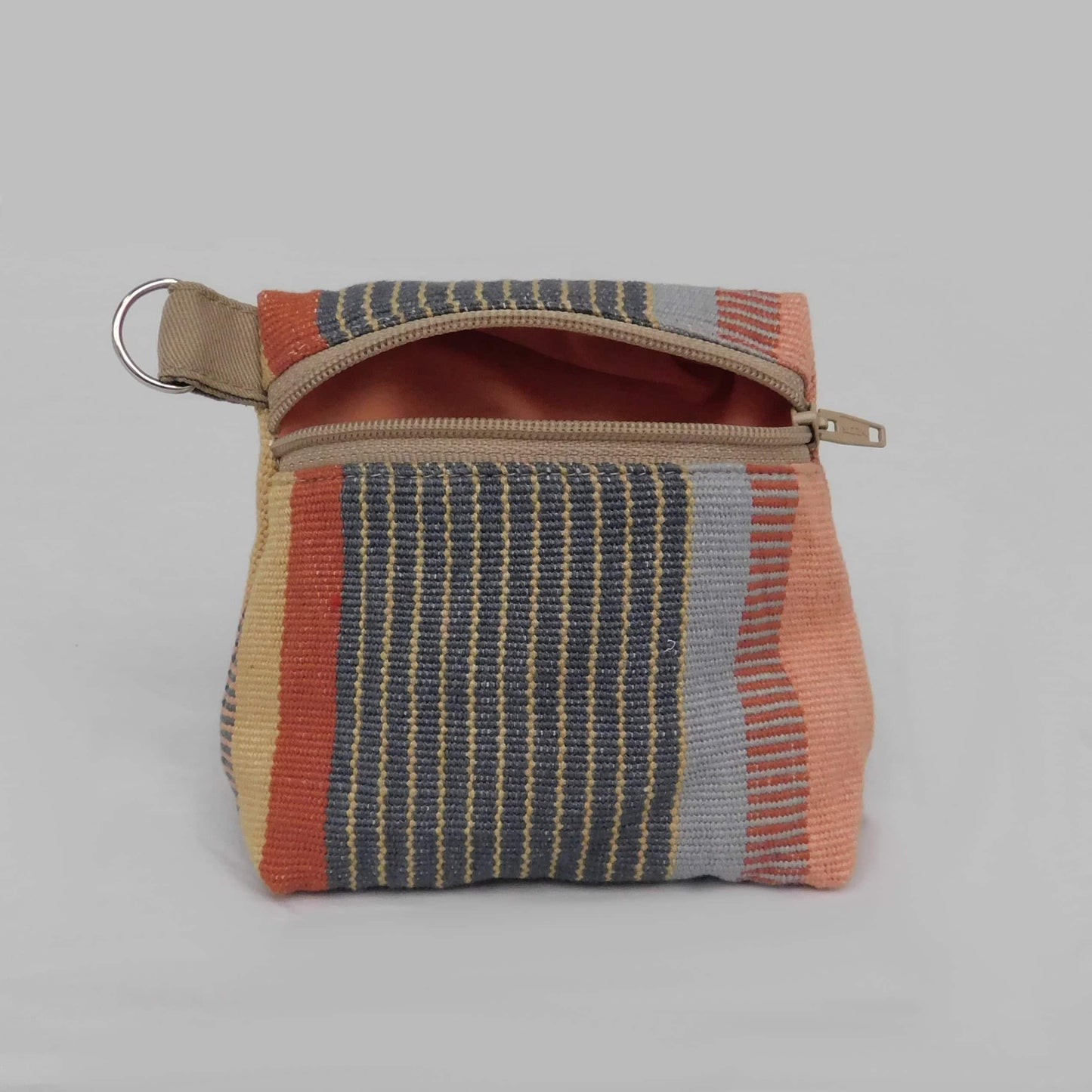 Monedero tonos cálidos - Colección Raíces a Rayas