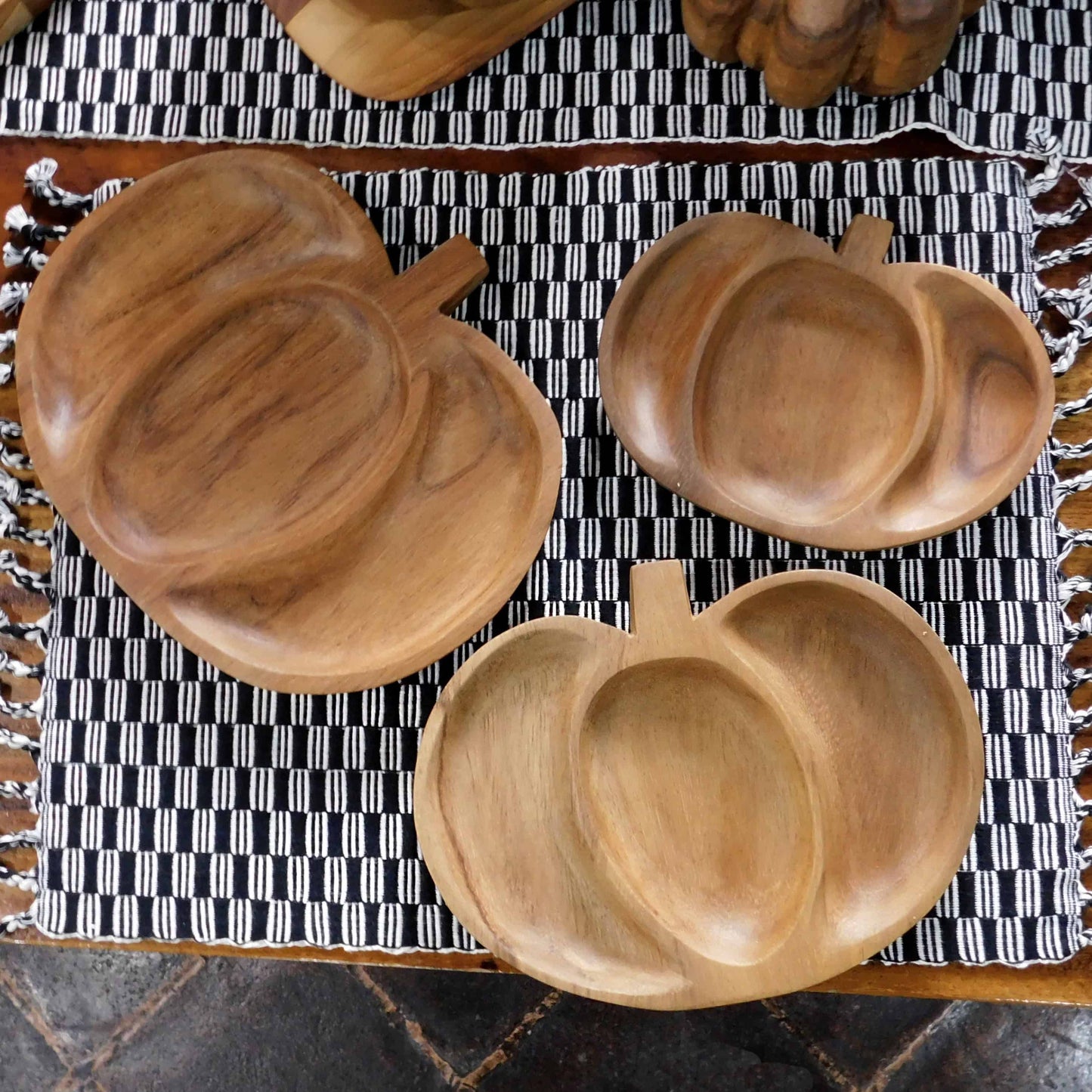 Set de 3 botaneros Calabaza
