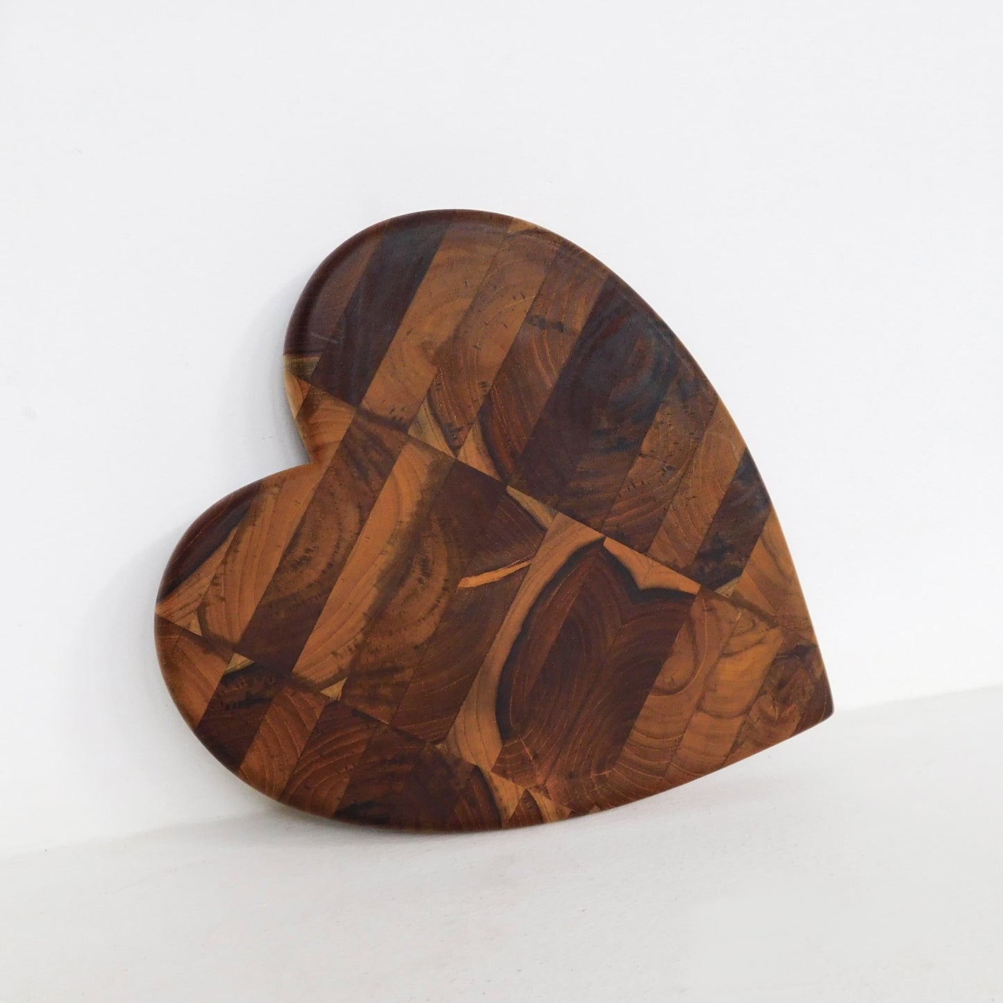 Tabla bloque carnicero - Diseño corazón