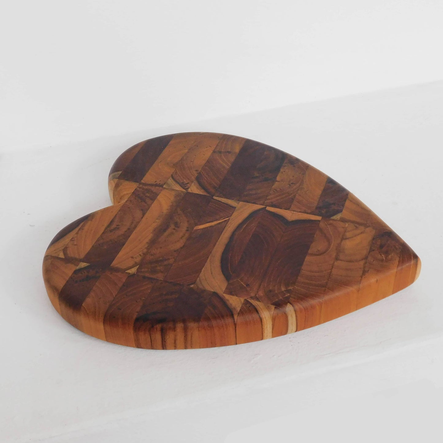 Tabla bloque carnicero - Diseño corazón