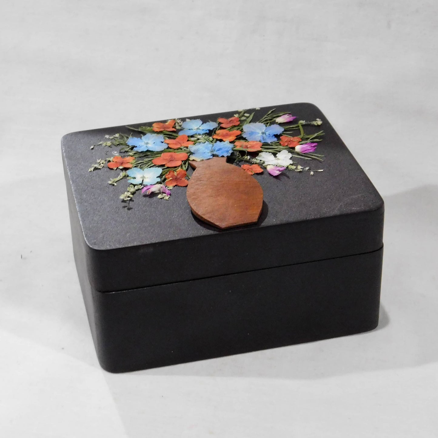 Joyero Decorado con Flores Secas