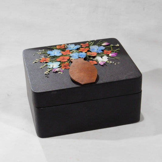 Joyero Decorado con Flores Secas