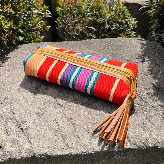 Estuche para lápices o lentes - Colección rojo desierto